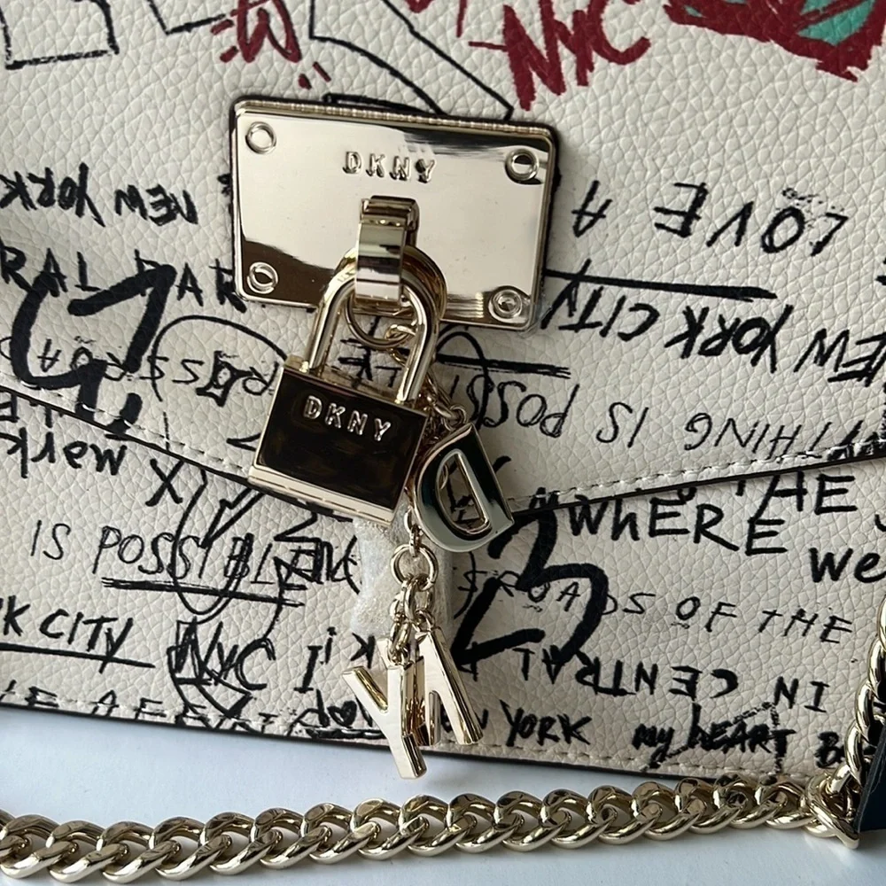 DKNY Elissa large graffiti bag - Picture 8 of 10